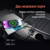 Зарядний пристрій ColorWay USB-C PD65W + USB QC3.0 car adapter (CW-CHA068PD-BK)