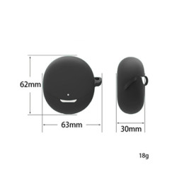 Чохол для навушників BeCover Silicon для OPPO Enco Air3 (ETE31) Black (709569)