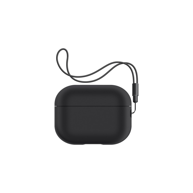 Чохол для навушників Armorstandart Silicone Case with straps для Apple Airpods Pro 2 Black (ARM68608)
