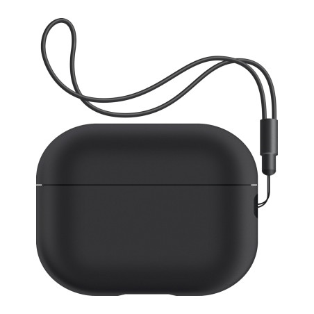 Чохол для навушників Armorstandart Silicone Case with straps для Apple Airpods Pro 2 Black (ARM68608)