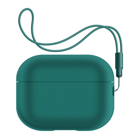 Чохол для навушників Armorstandart Silicone Case with straps для Apple Airpods Pro 2 Dark Green (ARM68612)