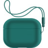 Чохол для навушників Armorstandart Silicone Case with straps для Apple Airpods Pro 2 Dark Green (ARM68612)