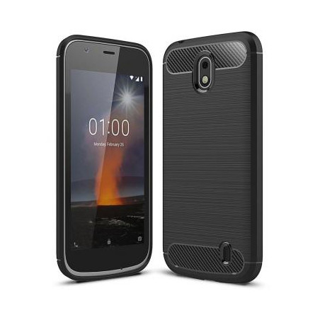 Чохол до мобільного телефона Laudtec для Nokia 1 Carbon Fiber (Black) (LT-N1B)