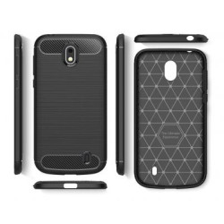 Чохол до мобільного телефона Laudtec для Nokia 1 Carbon Fiber (Black) (LT-N1B)