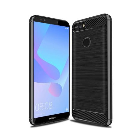 Чохол до мобільного телефона Laudtec для Huawei Y6 Prime 2018 Carbon Fiber (Black) (LT-HY6PM18)