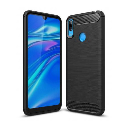 Чохол до мобільного телефона Laudtec для Huawei Y7 2019 Carbon Fiber (Black) (LT-HY72019B)