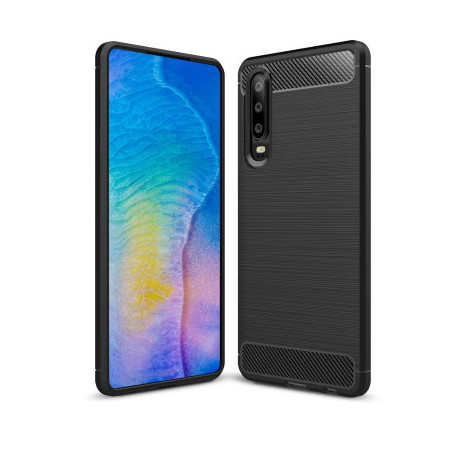 Чохол до мобільного телефона Laudtec для Huawei P30 Carbon Fiber (Black) (LT-P30B)