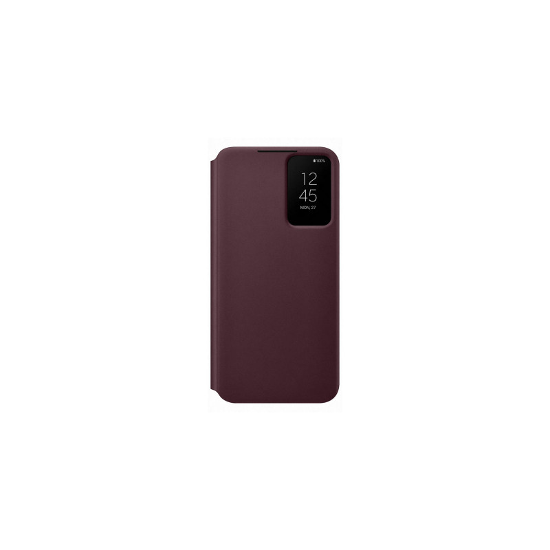 Чохол до мобільного телефона Samsung Smart Clear View Cover Galaxy S22 Plus Burgundy (EF-ZS906CEEGRU)