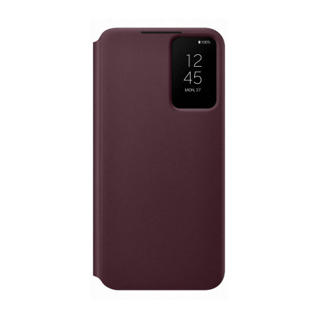 Чохол до мобільного телефона Samsung Smart Clear View Cover Galaxy S22 Plus Burgundy (EF-ZS906CEEGRU)
