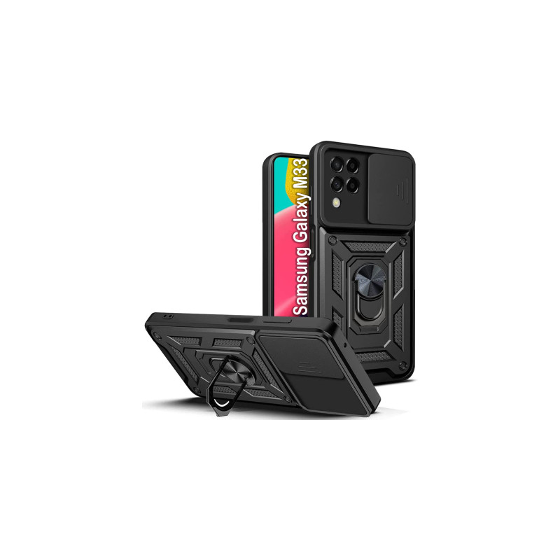 Чохол до мобільного телефона BeCover Military Samsung Galaxy M33 SM-M336 Black (707387)