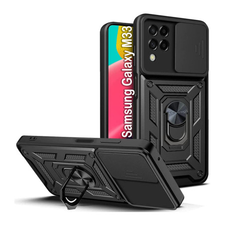 Чохол до мобільного телефона BeCover Military Samsung Galaxy M33 SM-M336 Black (707387)