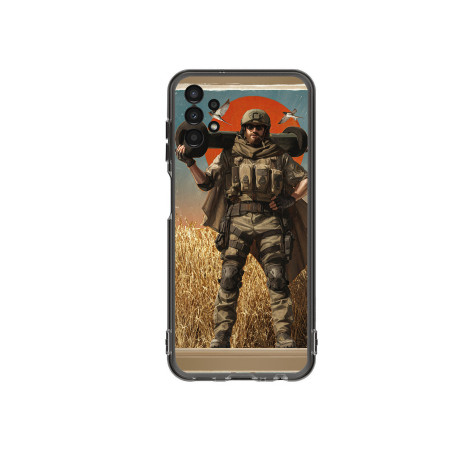 Чохол до мобільного телефона SampleZone Samsung Galaxy A13 matt black (UA7B)