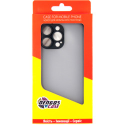 Чохол до мобільного телефона Dengos Matte iPhone 14 Pro Max (black) (DG-TPU-MATT-126)