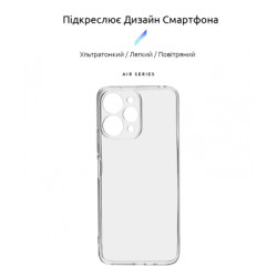Чохол до мобільного телефона Armorstandart Air Series Xiaomi Redmi 12 4G Camera cover Transparent (ARM66530)