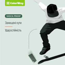 Чохол до мобільного телефона ColorWay Smart Matte Xiaomi Redmi 12 black (CW-CSMXR12-BK)