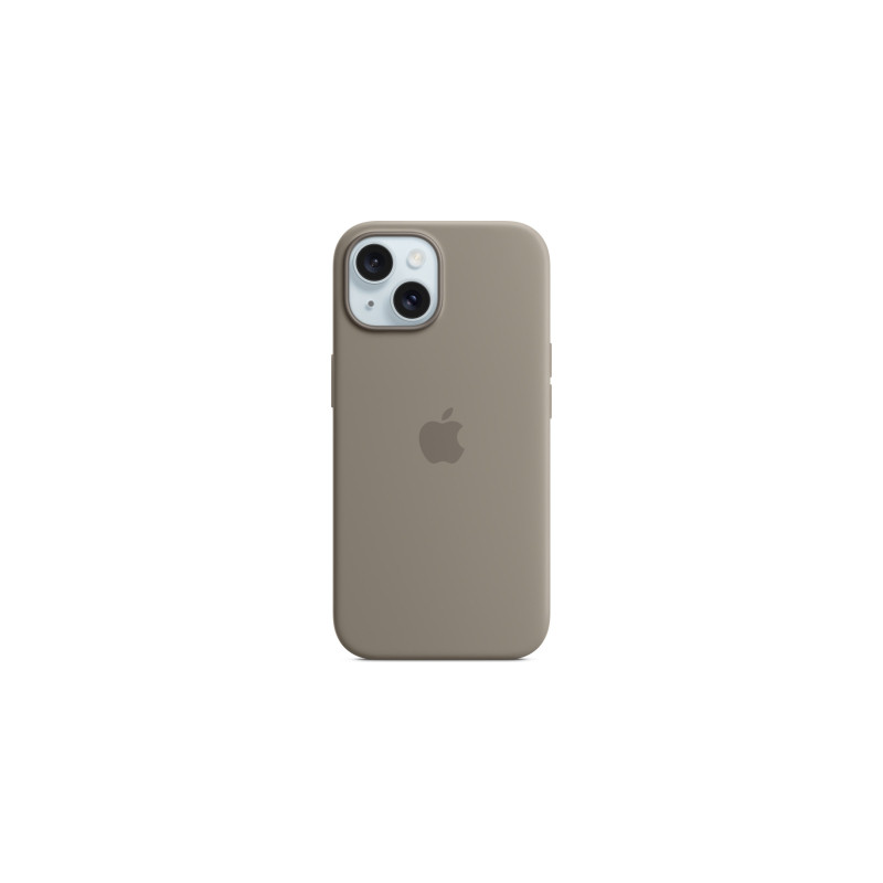 Чохол до мобільного телефона Apple iPhone 15 Silicone Case with MagSafe Clay (MT0Q3ZM/A)
