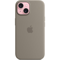 Чохол до мобільного телефона Apple iPhone 15 Silicone Case with MagSafe Clay (MT0Q3ZM/A)