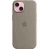 Чохол до мобільного телефона Apple iPhone 15 Silicone Case with MagSafe Clay (MT0Q3ZM/A)