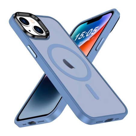 Чохол до мобільного телефона 2E Basic Apple iPhone 15 Ultra Soft Touch MagSafe Cover Light Blue (2E-IPH-15U-OCLS-LB)