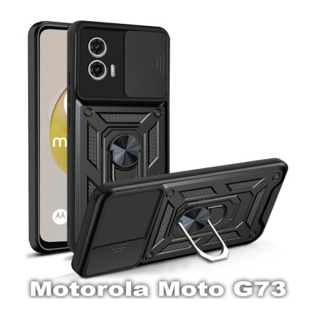 Чохол до мобільного телефона BeCover Military Motorola Moto G73 Black (709982)