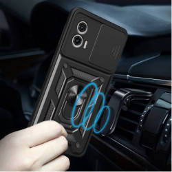 Чохол до мобільного телефона BeCover Military Motorola Moto G73 Black (709982)