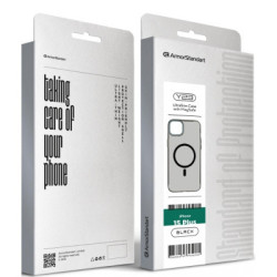 Чохол до мобільного телефона Armorstandart Y23 MagSafe Apple iPhone 15 Plus Transparent Black (ARM68334)