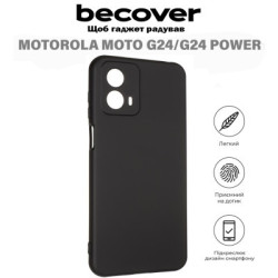 Чохол до мобільного телефона BeCover Motorola Moto G24/G24 Power Black (710718)