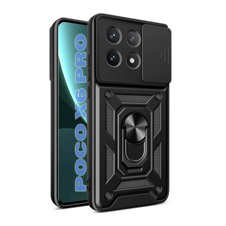 Чохол до мобільного телефона BeCover Military Poco X6 Pro Black (711157)