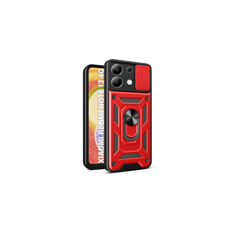 Чохол до мобільного телефона BeCover Military Xiaomi Redmi Note 13 4G Red (710692)