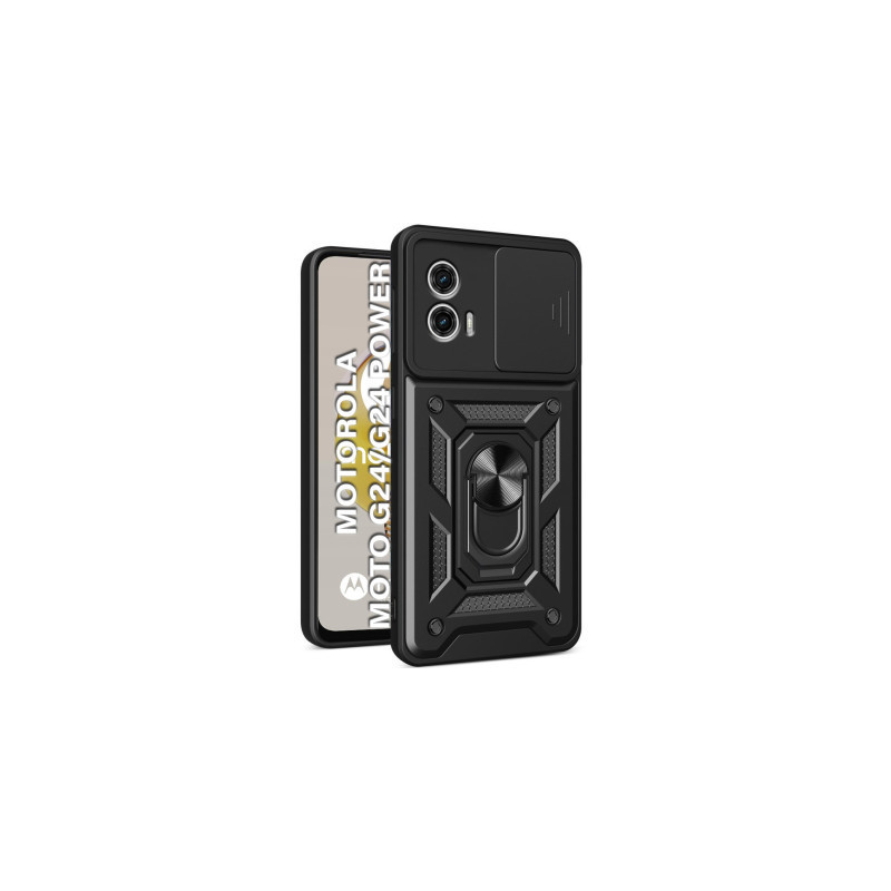 Чохол до мобільного телефона BeCover Military Motorola Moto G24/G24 Power Black (710722)