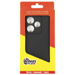 Чохол до мобільного телефона Dengos Carbon Xiaomi Redmi 13 4G (black) (DG-TPU-CRBN-199)