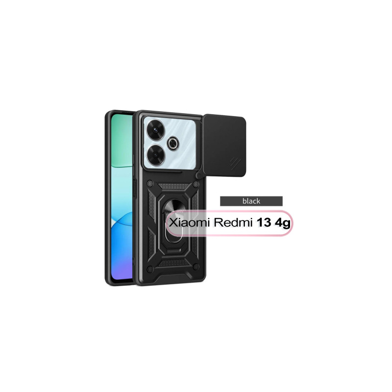 Чохол до мобільного телефона BeCover Military Xiaomi Redmi 13 Black (711551)