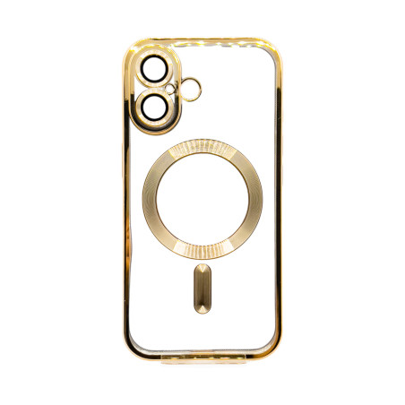 Чохол до мобільного телефона BeCover TPU Chrome Case (MagSafe) для Apple iPhone 16 Gold (712071)