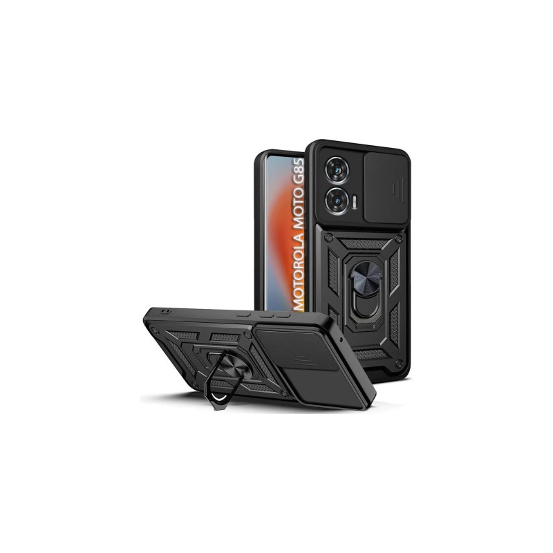 Чохол до мобільного телефона BeCover Military Motorola Moto G85 Black (712163)