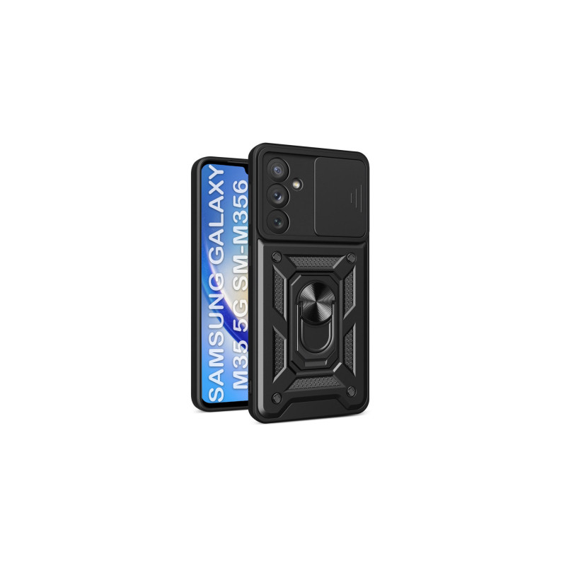 Чохол до мобільного телефона BeCover Military Samsung Galaxy M35 5G SM-M356 Black (711541)