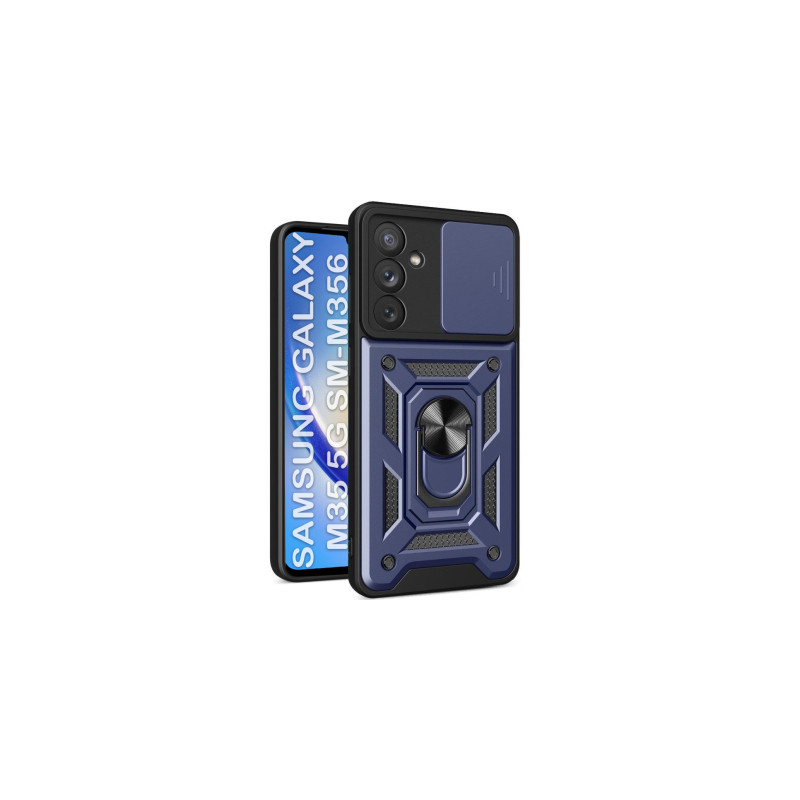 Чохол до мобільного телефона BeCover Military Samsung Galaxy M35 5G SM-M356 Blue (711542)