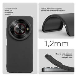Чохол до мобільного телефона BeCover ZTE Blade A75 5G Black (712289)