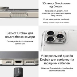 Чохол до мобільного телефона Drobak Acrylic Case with Airbag для Apple iPhone 15 (949405)