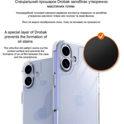 Чохол до мобільного телефона Drobak Acrylic Case with Airbag для Apple iPhone 15 (949405)