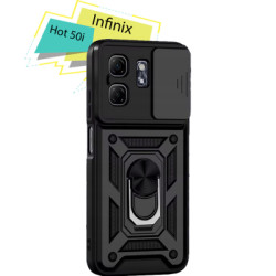 Чохол до мобільного телефона BeCover Military Infinix Hot 50i (X6531) Black (713047)