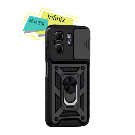 Чохол до мобільного телефона BeCover Military Infinix Hot 50i (X6531) Black (713047)