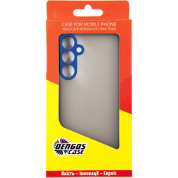 Чохол до мобільного телефона Dengos Matte Samsung Galaxy M55 5G (Blue) (DG-TPU-MATT-159)