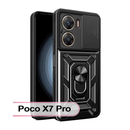 Чохол до мобільного телефона BeCover Military Poco X7 Pro Black (713463)