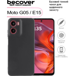 Чохол до мобільного телефона BeCover Motorola Moto G05 / E15 Black (713476)