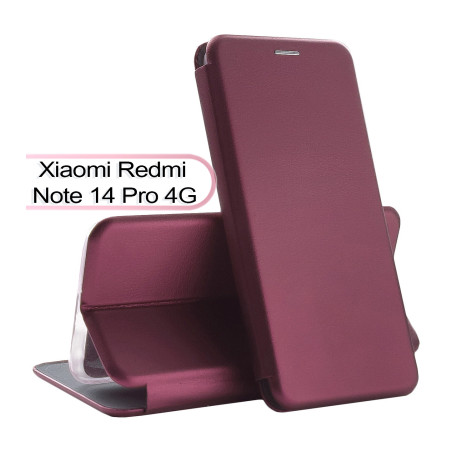 Чохол до мобільного телефона BeCover Exclusive Xiaomi Redmi Note 14 Pro 4G Red Wine (713525)