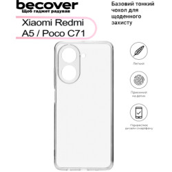 Чохол до мобільного телефона BeCover Xiaomi Redmi A5 / Poco C71 Transparancy (713487)
