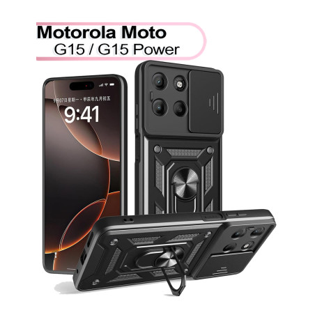 Чохол до мобільного телефона BeCover Military Motorola Moto G15 / G15 Power Black (713530)