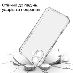 Чохол до мобільного телефона BeCover Anti-Shock Apple iPhone 17 Clear (713793)