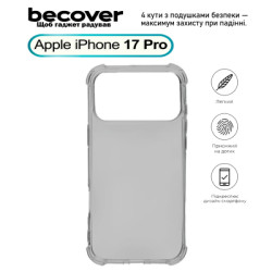 Чохол до мобільного телефона BeCover Anti-Shock Apple iPhone 17 Pro Grey (713798)