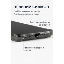 Чохол до мобільного телефона BeCover Anti-Shock Apple iPhone 17 Pro Grey (713798)